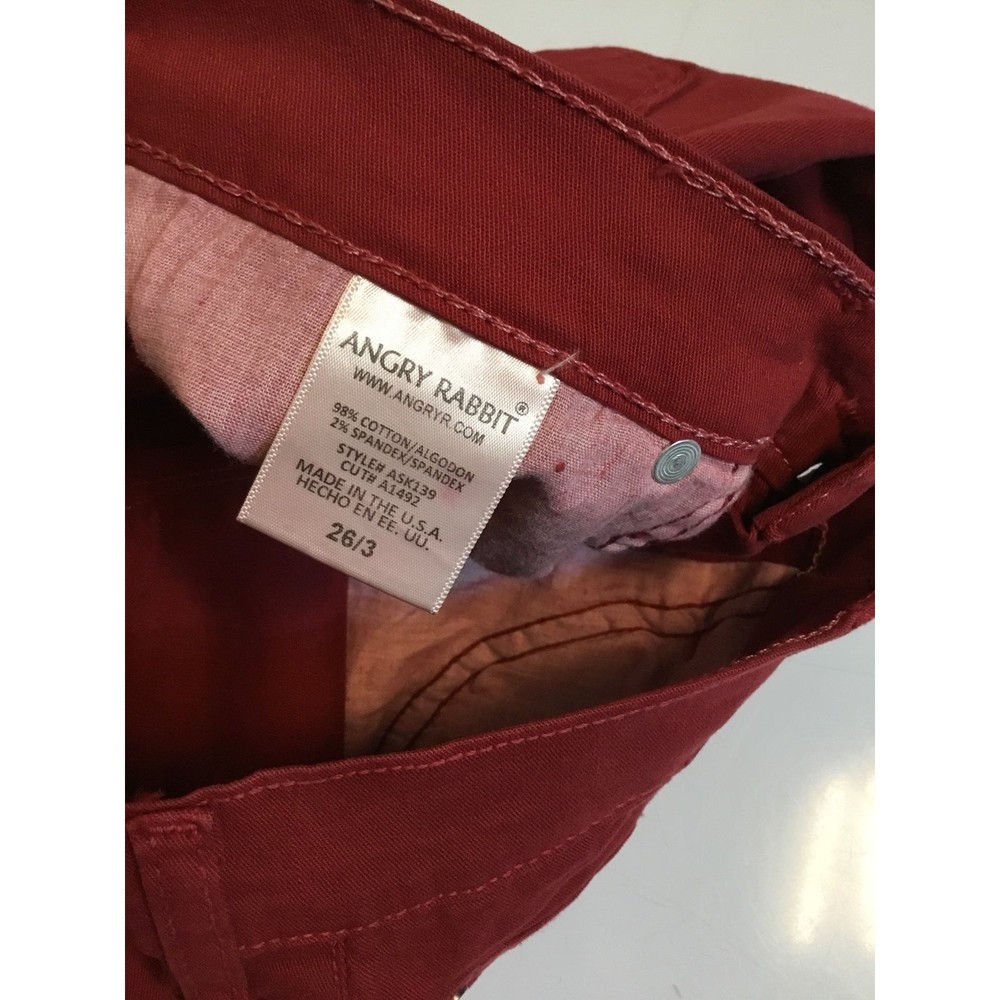 Angry Rabbit Skinny Jeans NWT Size 26 - Picture 7 of 9